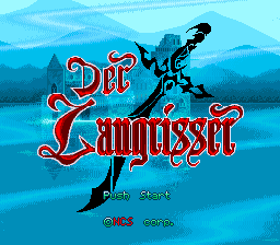 Der Langrisser — Title screen